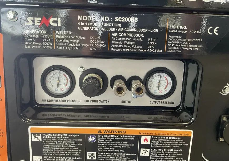 Aggregaat Senci SC200BS 4 in 1