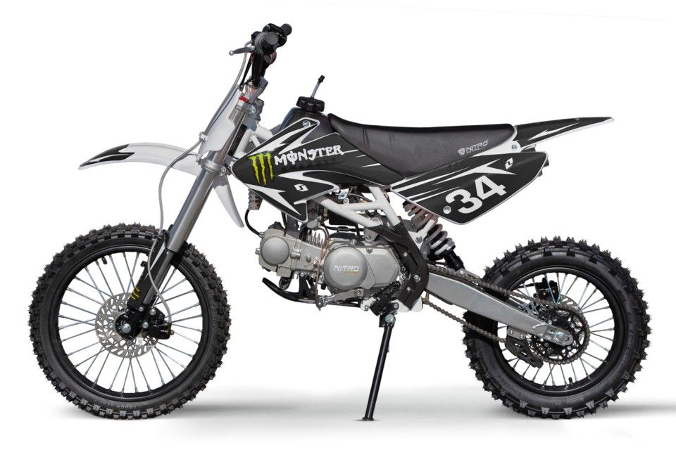 Dirtbike 150cc - 250cc 4-takt crossmotor crosser pitbike
