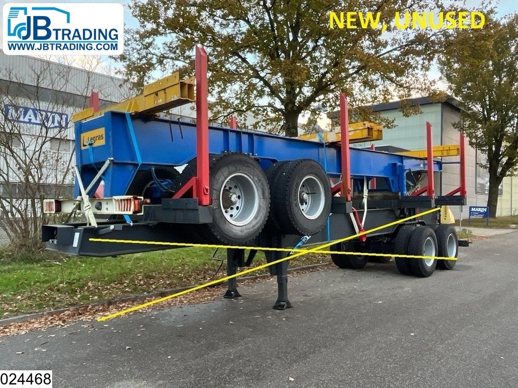 Legras Openlaadbak Wood transport, Steel suspension