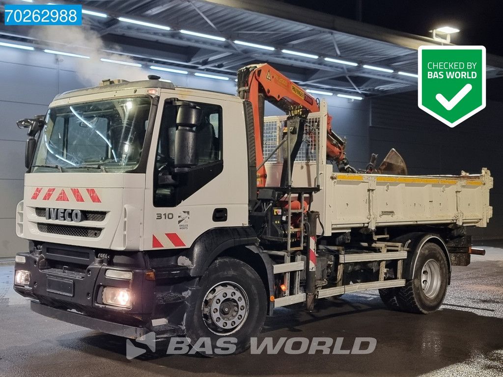 Iveco Trakker 310 4X2 Palfinger PK12000 Kran 2-way Tipper Manual Euro 4