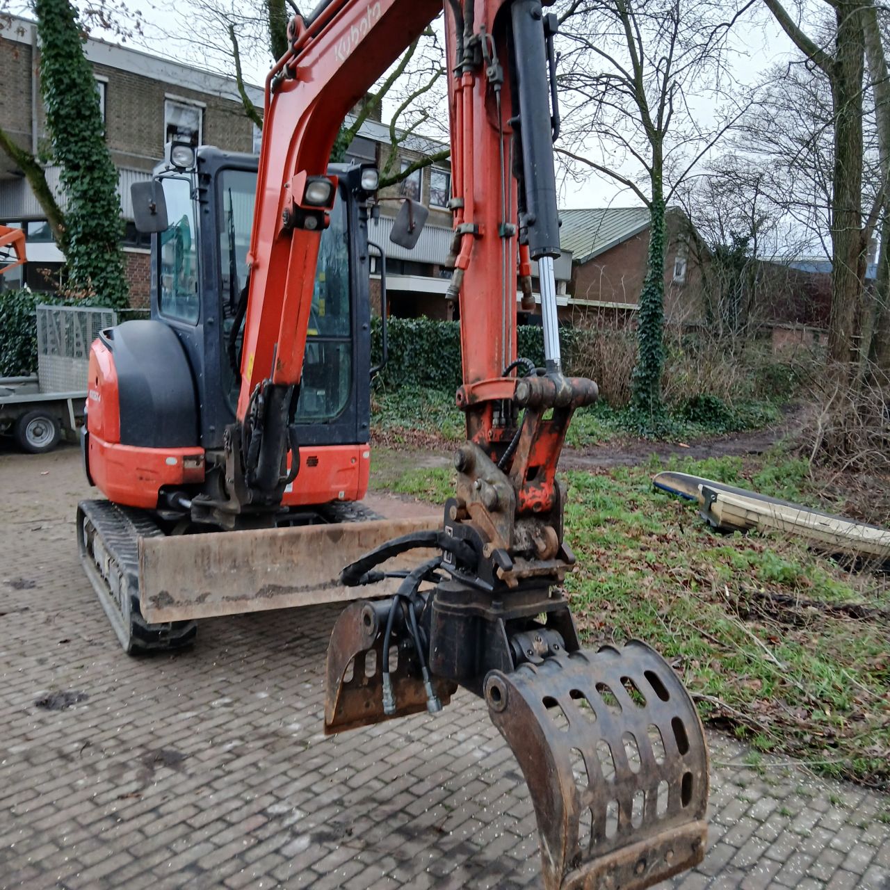 Kubota Kx037-4 Minigraver eventueel met Sorteergrijper.