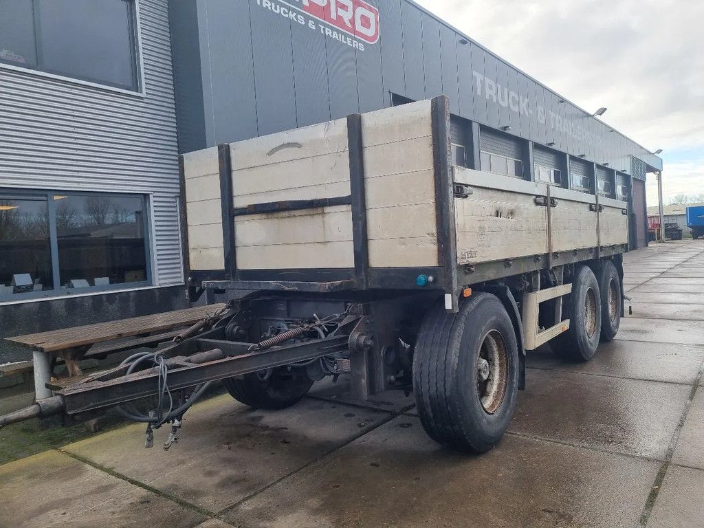 Fruehauf 3 as luchtgeveerd robuuste aanhanger !