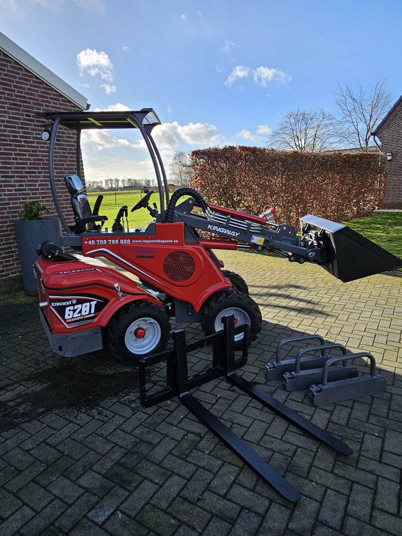 Kingway 620T verreiker Mini shovel NIEUW LEASING