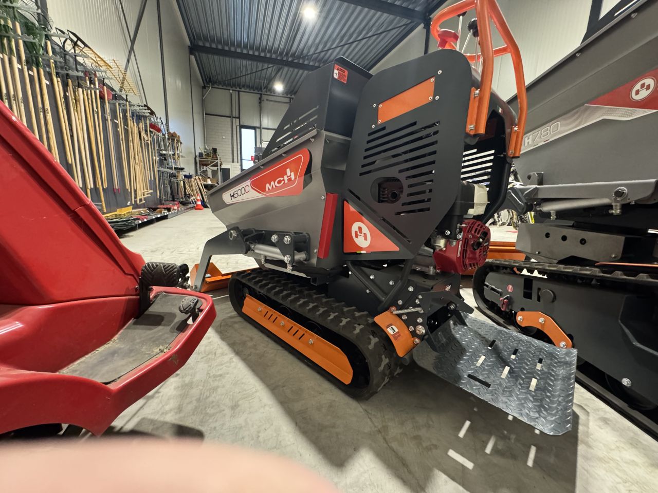 Rupsdumper MCH H500 europese machines geen chinees !