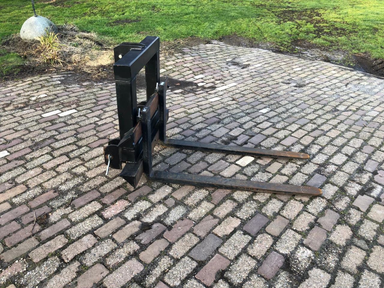 Palletdrager zwaar met lepels
