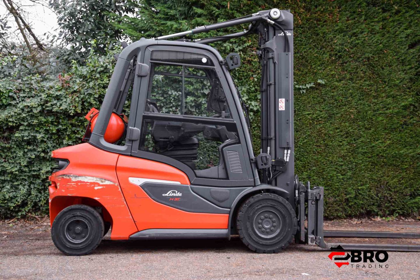 2020 Linde H35T-01 (1202 Serie) LPG heftruck + vorkenversteller