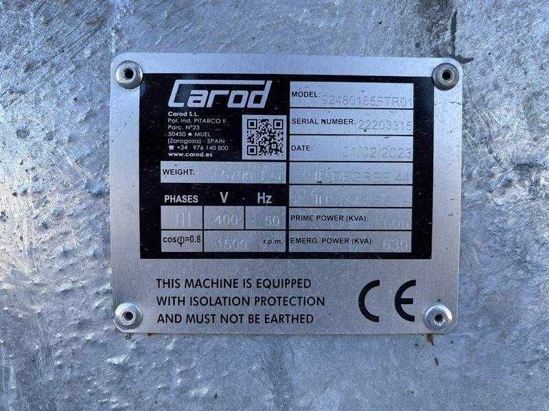 FIMATEC CTDO-630LI FTR01 SYN Noodaggregaat