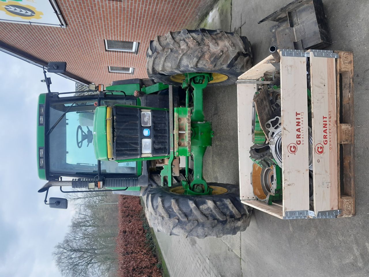 John Deere 7600 voor onderdelen / parts