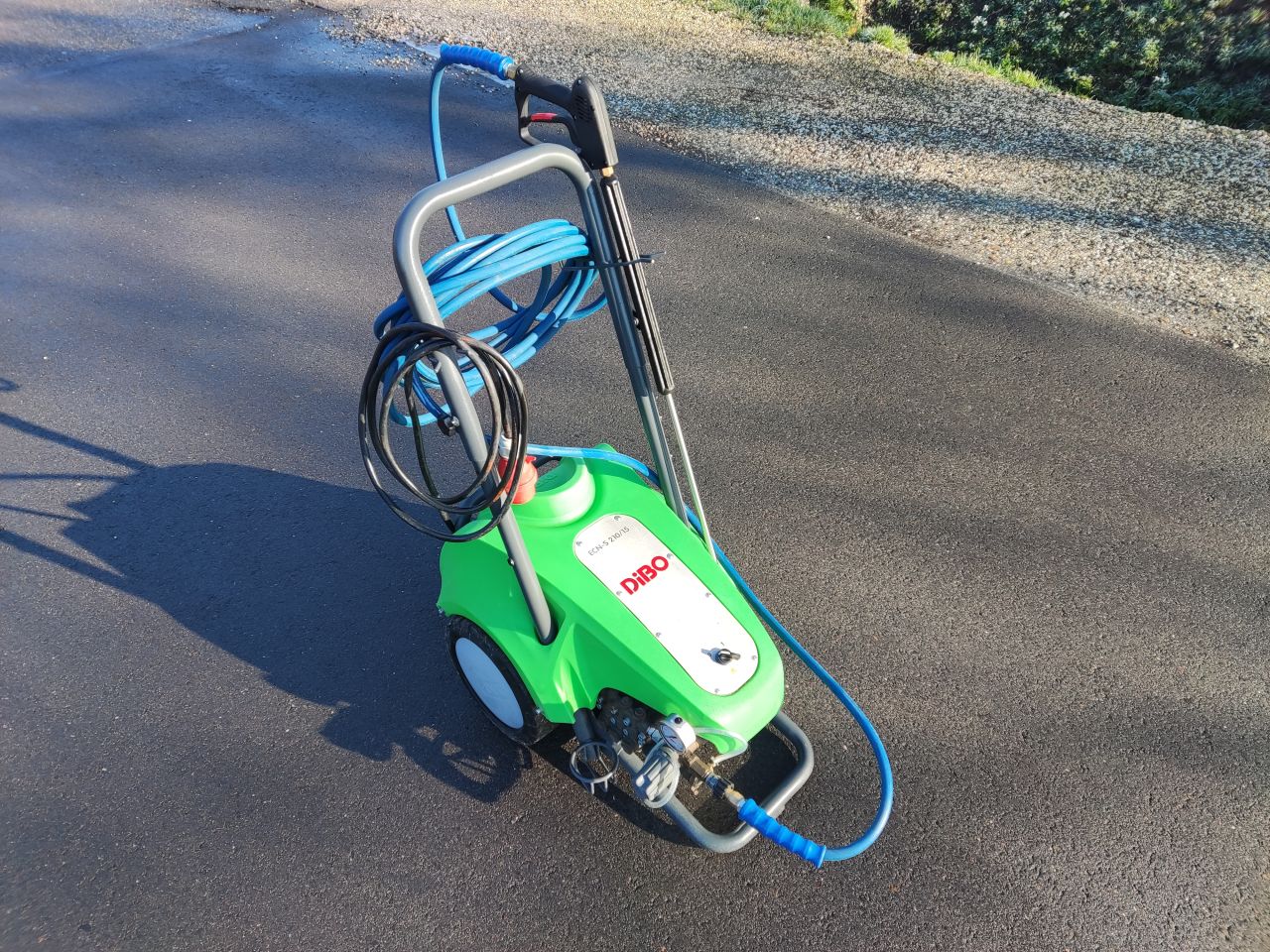 DIBO hogedrukreiniger (type ECN-S 210/15, 210 bar, 15 ltr.)