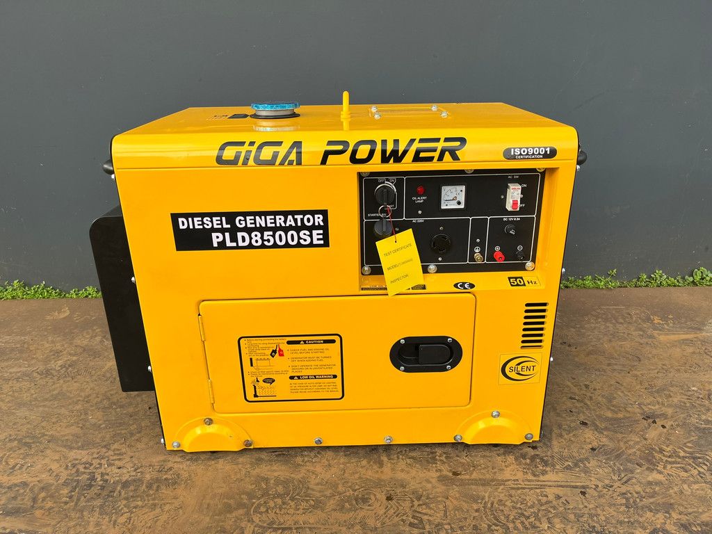 Giga power 8 KVA silent generator set - PLD8500SE