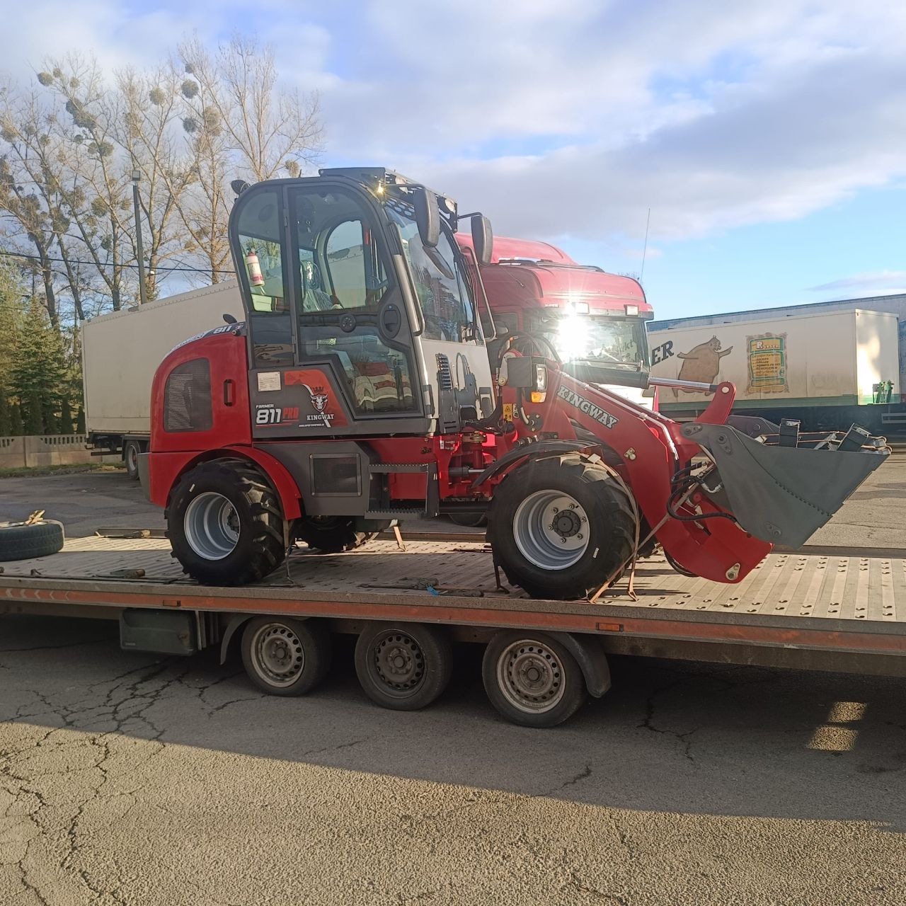 KINGWAY Farmer 811 PRO Radlader-Schaufel LEASING