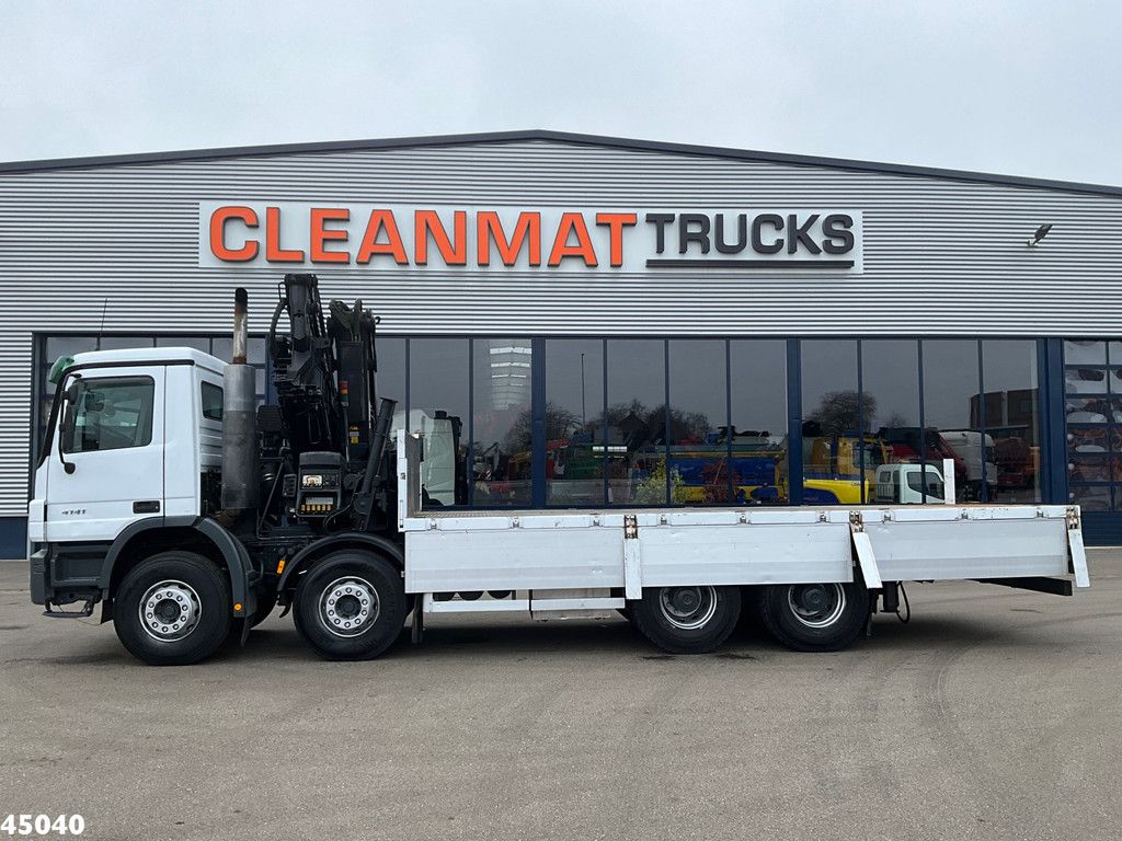 Mercedes-Benz Actros 4141 8x4 manual Hiab 32 Tonmeter laadkraan + Fly-jib