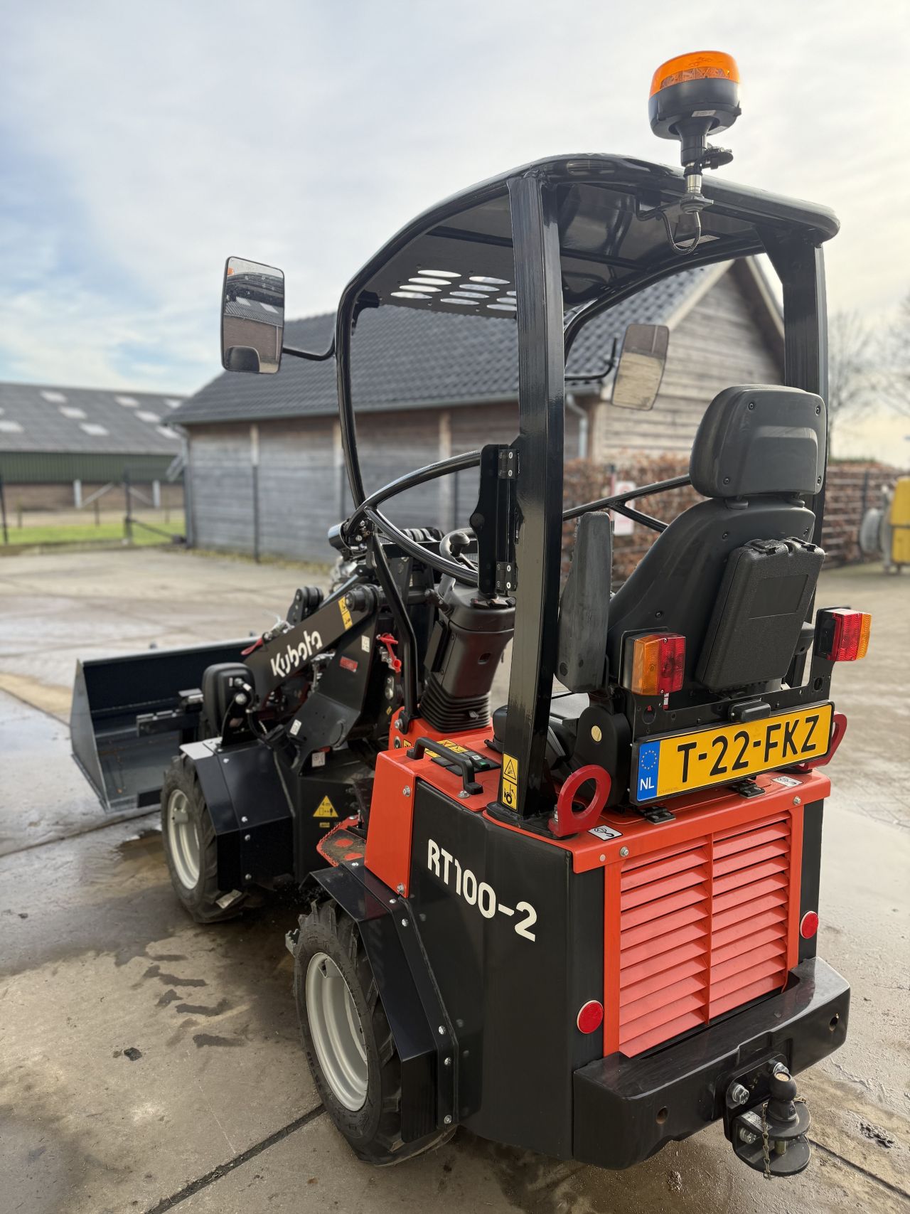 Kubota giant rt100-2 nieuw bak+lepels actie !!