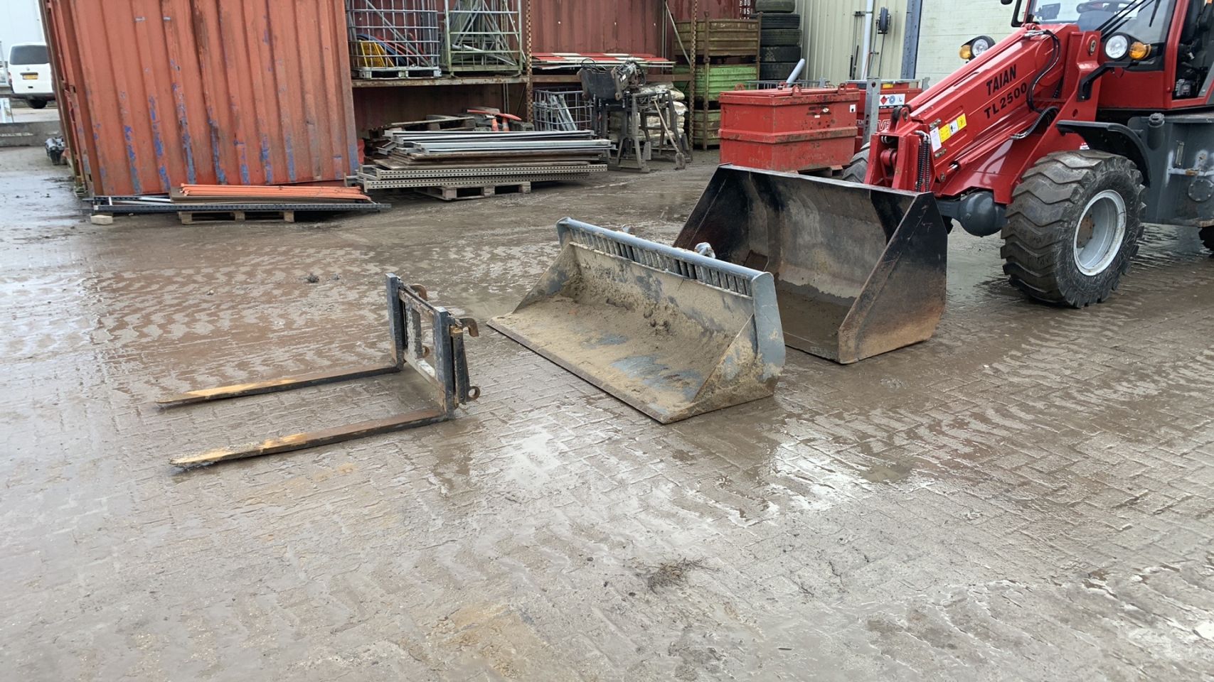 Taian TL2500 Wiellader met telescoopgiek