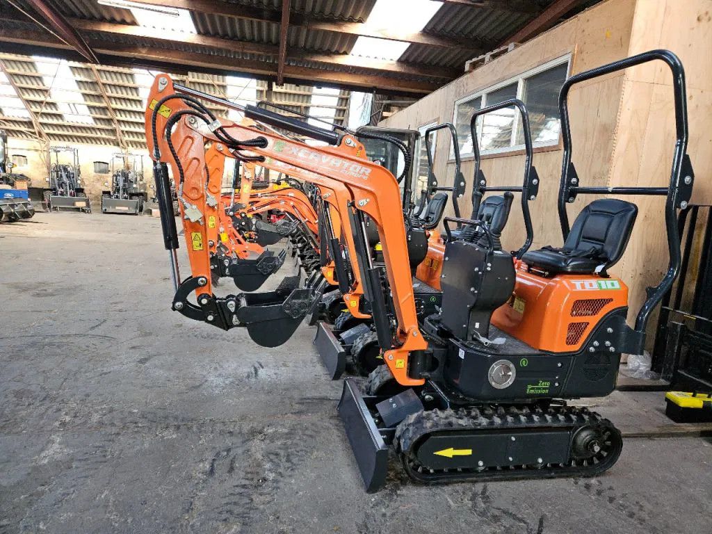 E-xcavator ELECTRISCHE minigraafmachine TD10 lithium