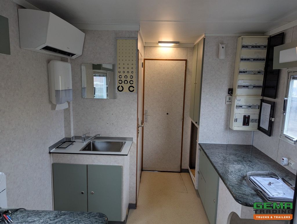 Trax S161DAP 1-Achs 11.3m Büroanhänger / MobilHome - Klimaanlage - Toilette - Standheizung - Wassertank 3365