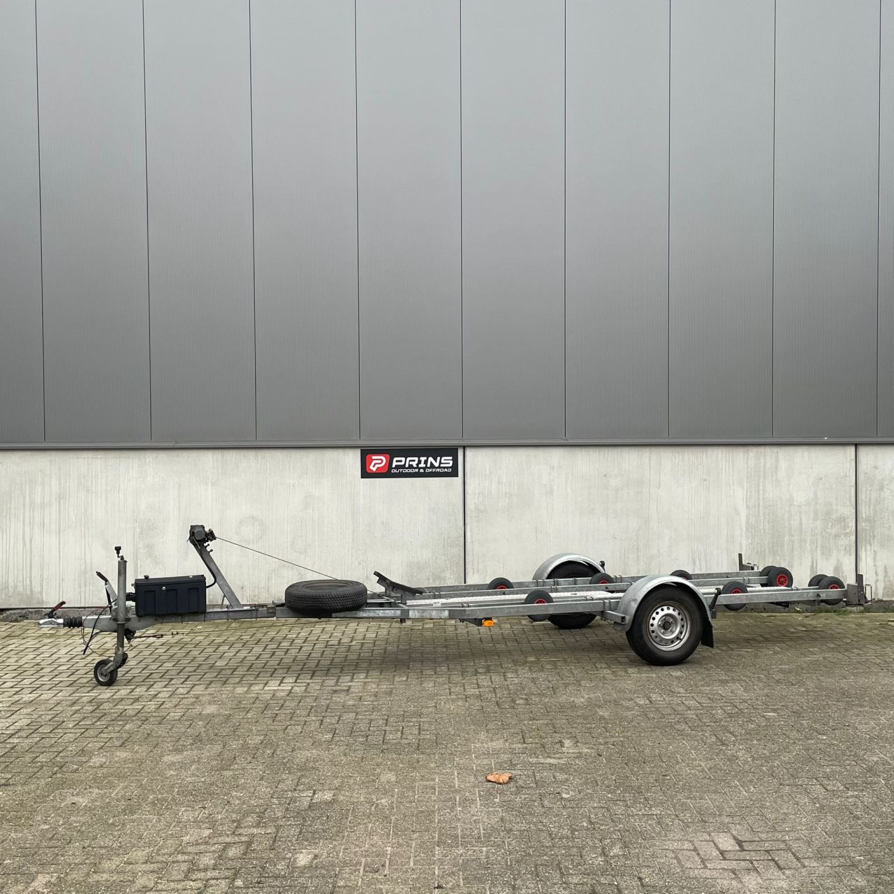 Plat bodem boot trailer