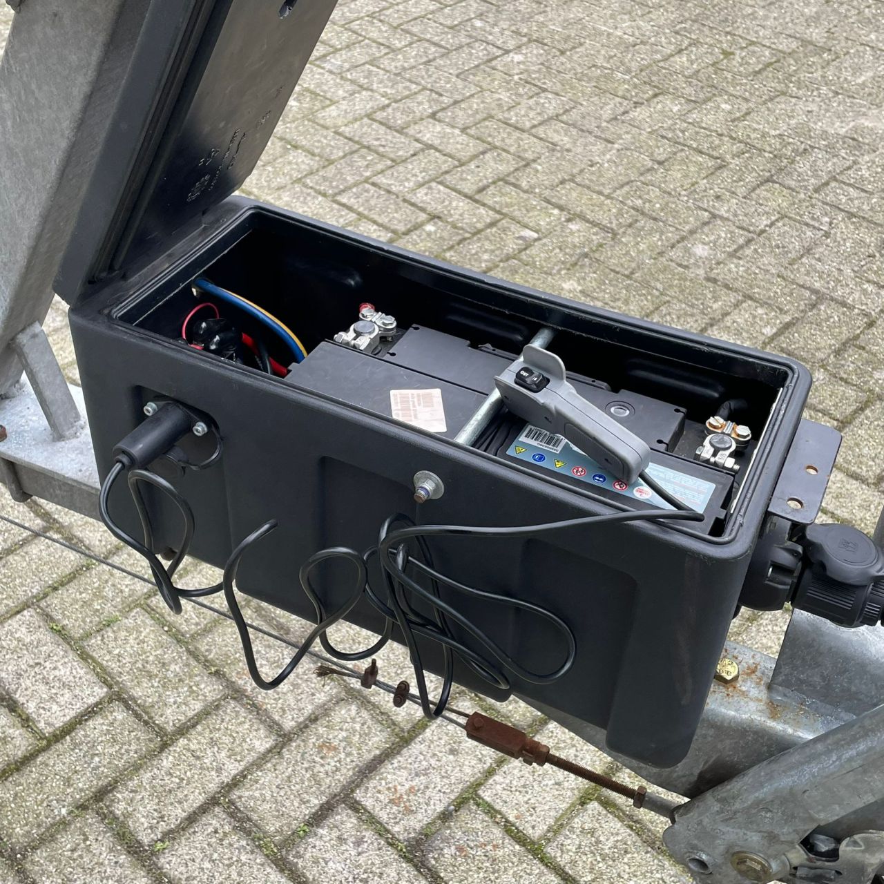 Plat bodem boot trailer