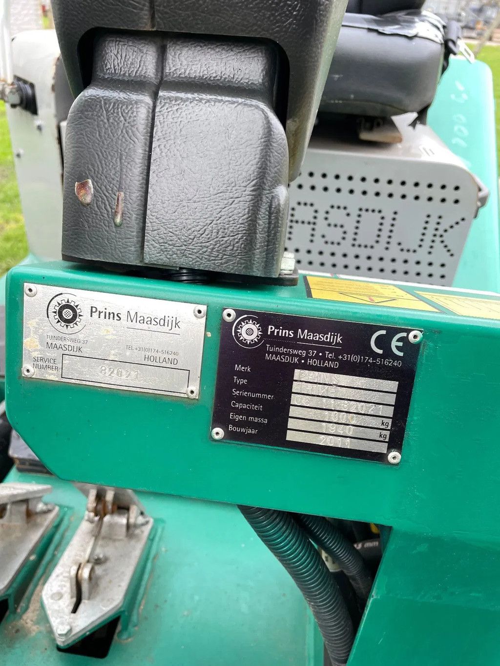 Prins Trike Diesel terrein heftruck NIEUWE MOTOR Kubota