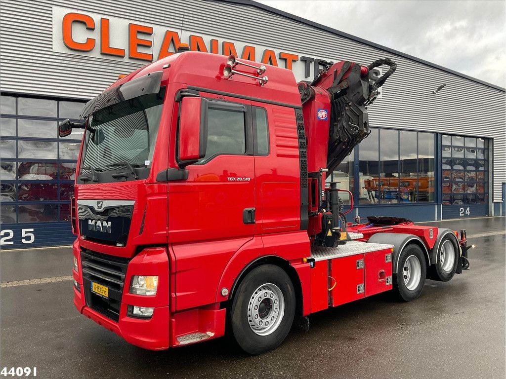 Man TGX 28.510 HMF 50 Tonmeter laadkraan + Fly-Jib