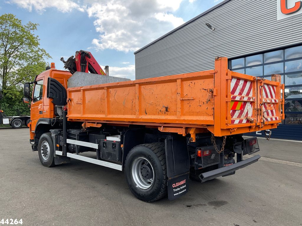 Volvo FM 340 4x4 Palfinger 10 Tonmeter laadkraan Manual Full steel
