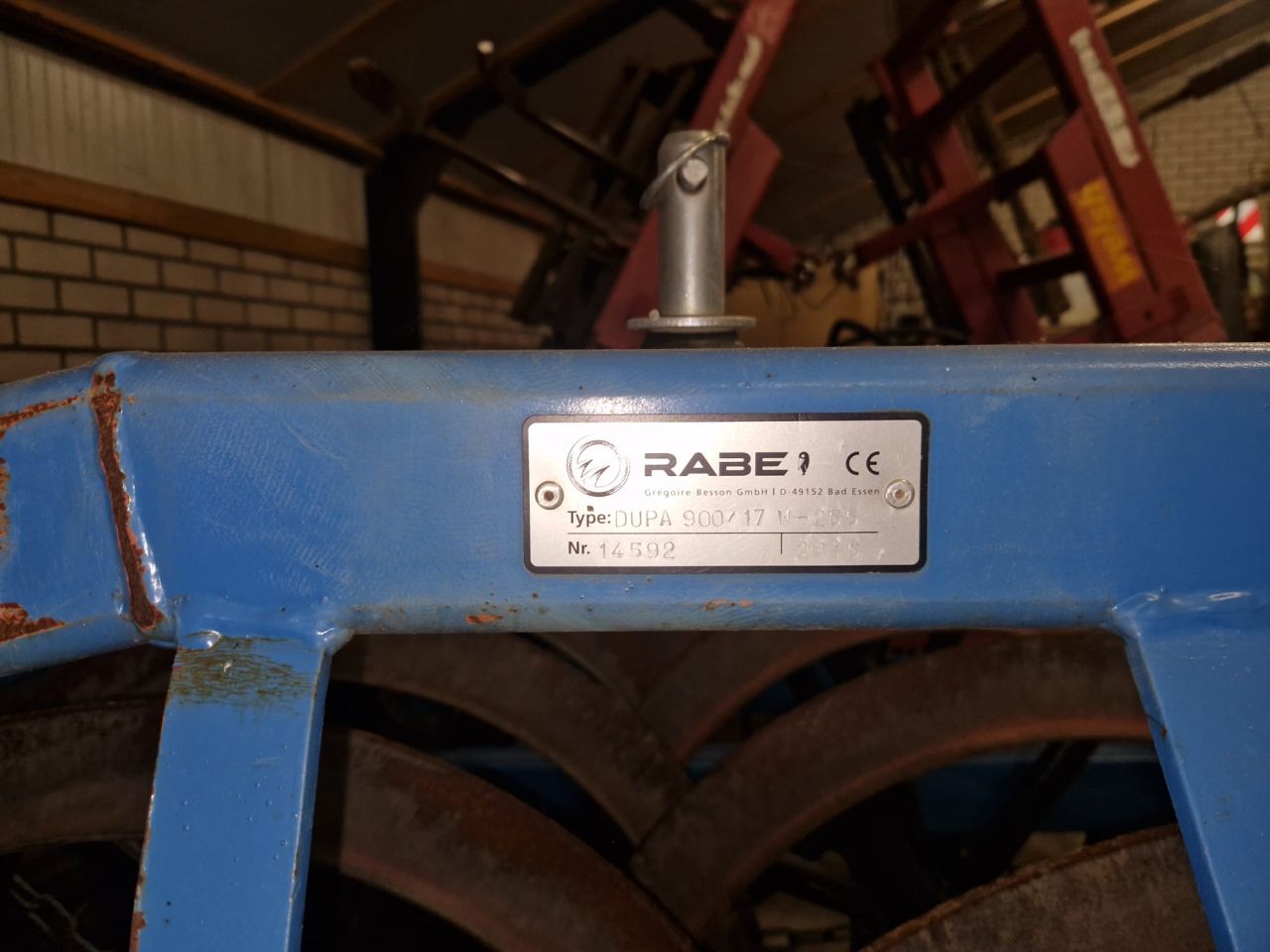 Rabe DUPA 900/17 W255 vorenpakker