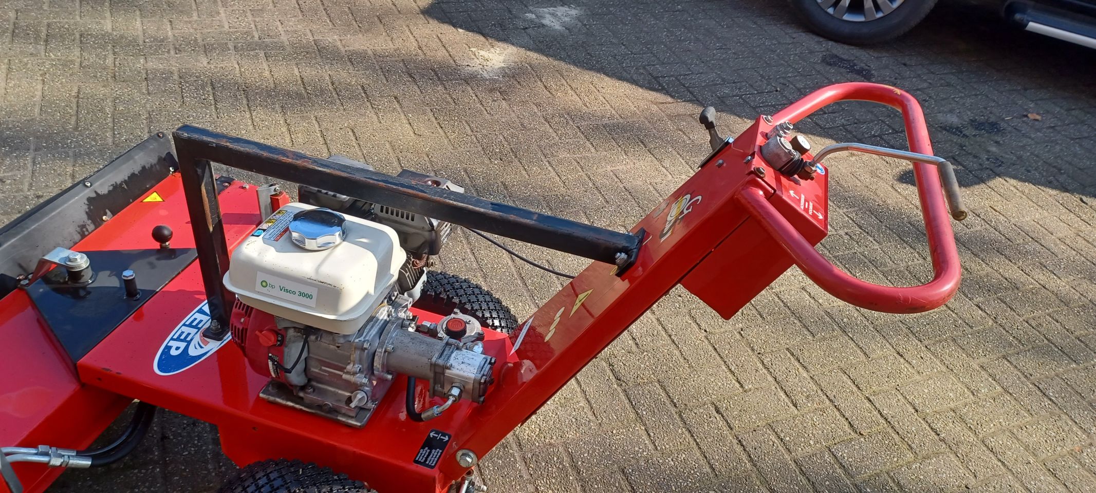 Veegmachine werkbreedte 100cm
