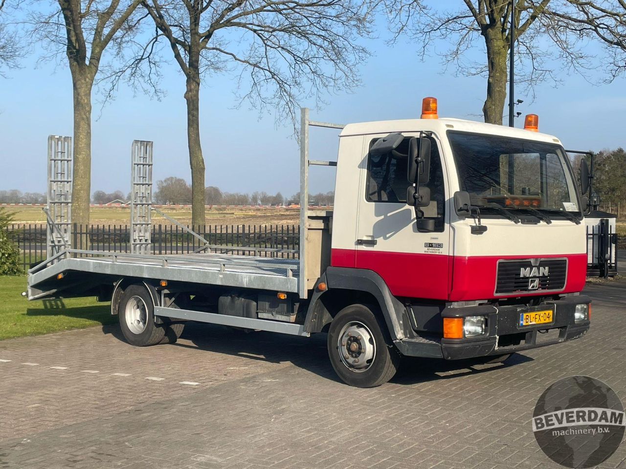 Man 8-163 Oprijwagen