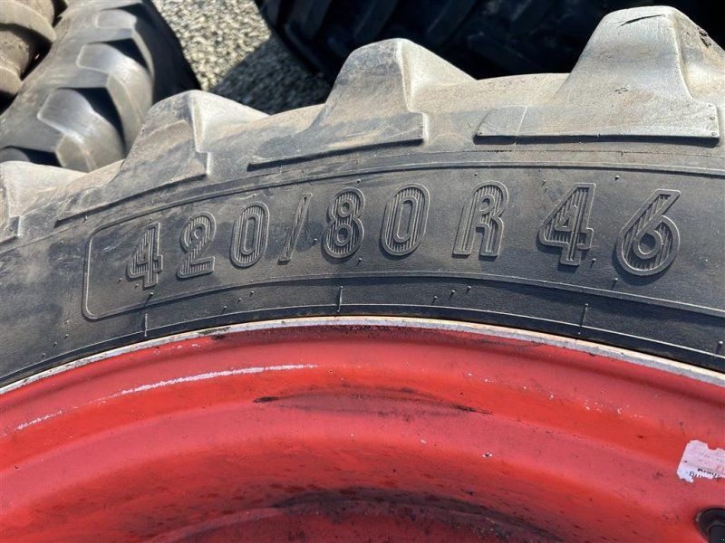 Michelin 420/80R46 stilbare fælge 8 huls