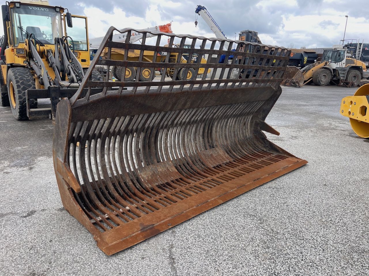 Puinbak 350cm Werklust aansluiting