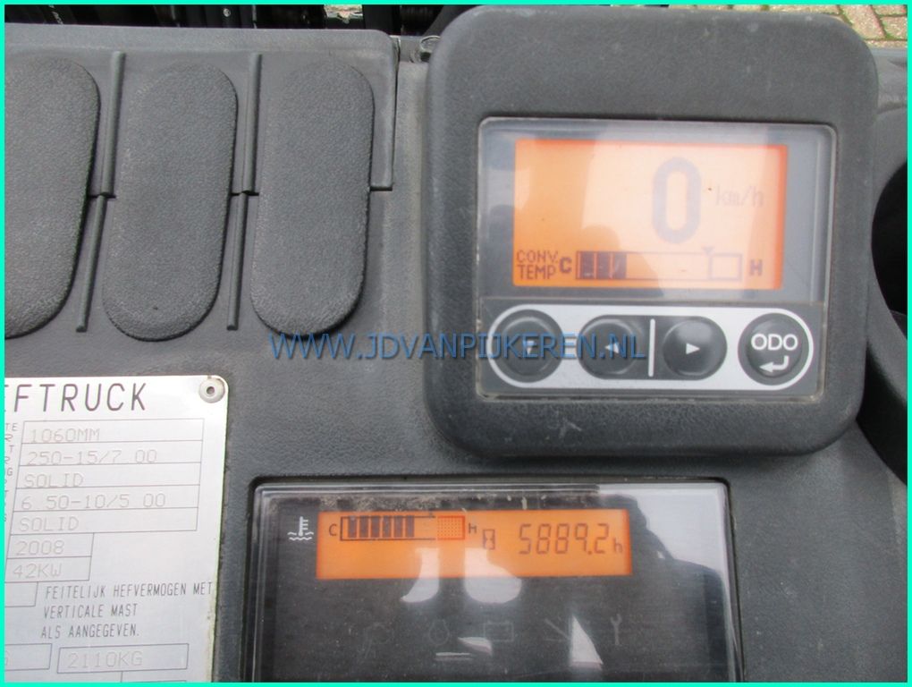 Toyota 02-8FGJF35 5889uur triplex5m+sideshift+forkpositioner