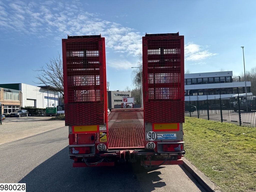 Verem Lowbed 45,000KG, Steering axle, Hydraulic, Winch