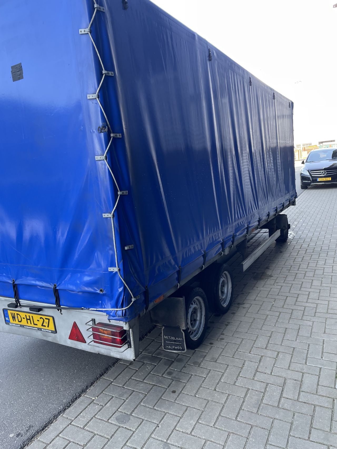 Schamelwagen huif 550 cm movers