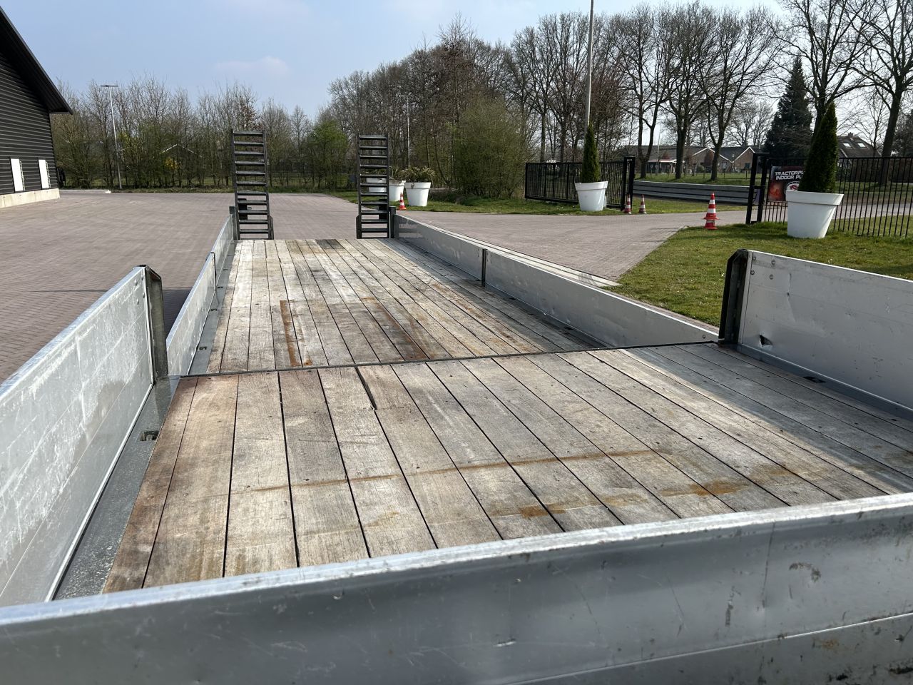 Be oplegger 10 ton semi dieplader Veldhuizen