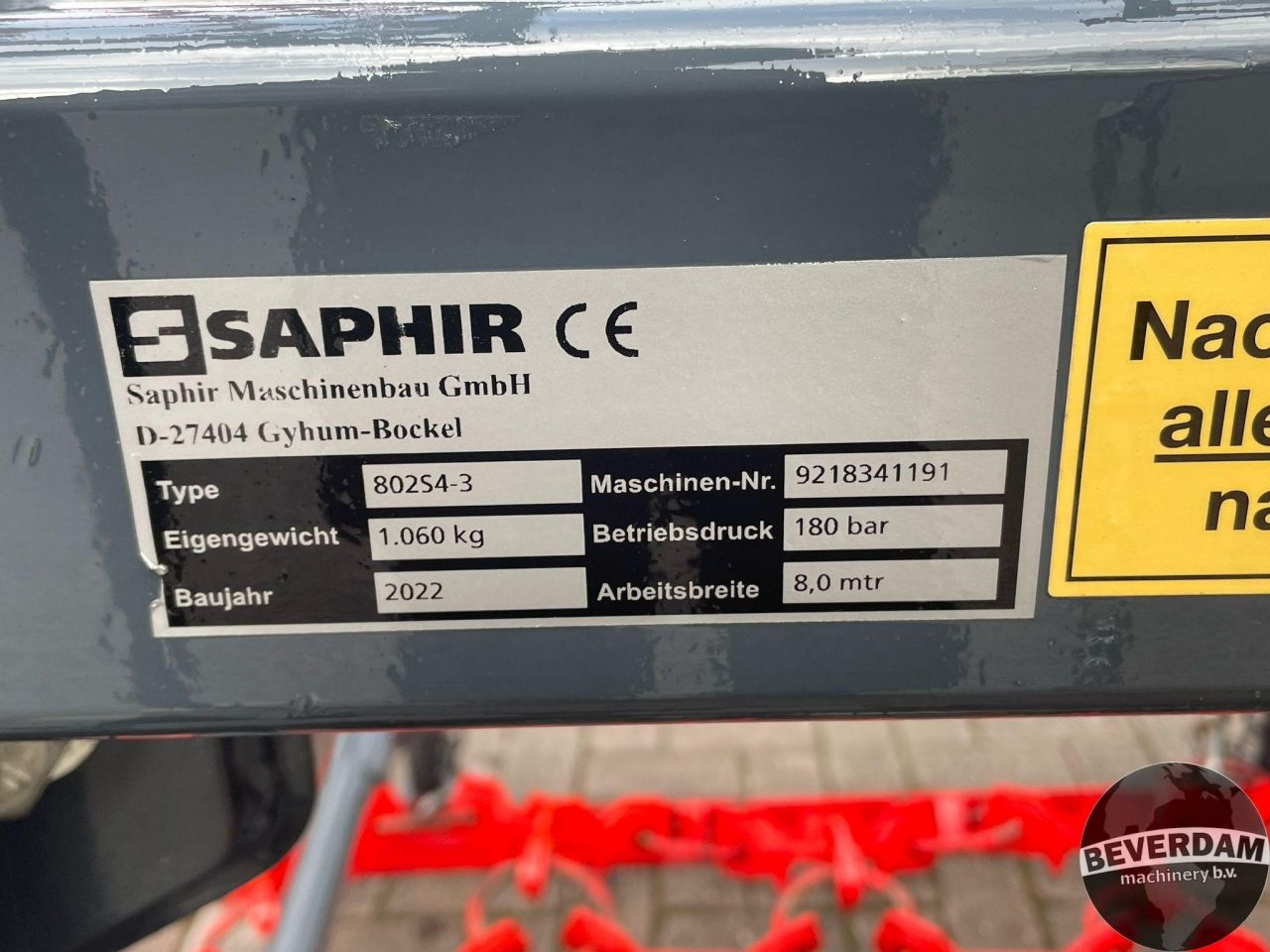 Saphir 800S4 weidesleep Demo