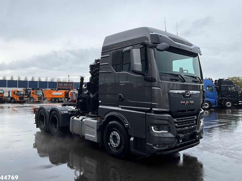 MAN TGX 26.580 6x4 Euro 6 Retarder Hiab 30 Tonmeter laadkraan + Fly-jib New and Unused!