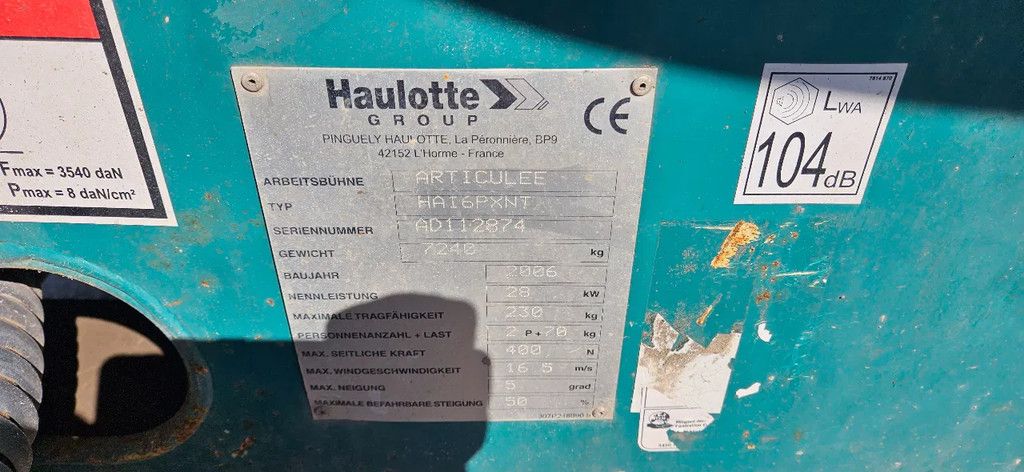 Haulotte HA 16 px