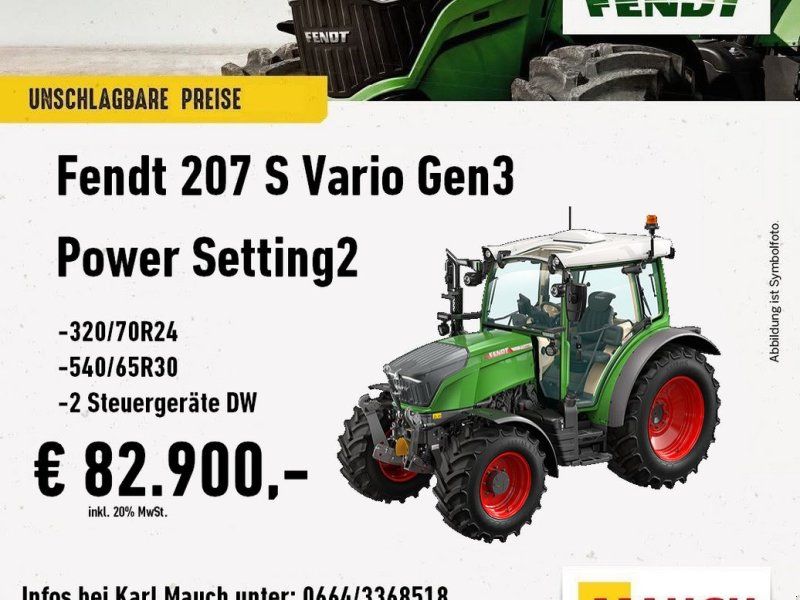 Fendt 207 S Vario Gen 3 zum BESTPREIS