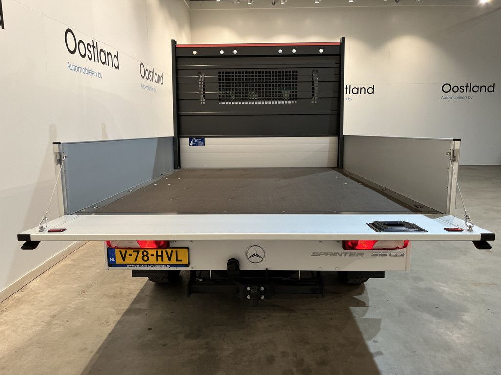 Mercedes-Benz Sprinter 315 CDI L2 RWD DC Dubbel Cabine Open Laadbak / Euro 6 / Trekhaak 3500 KG / Airco / 3-Zits / 650 KM !! / BPM VRIJ !!