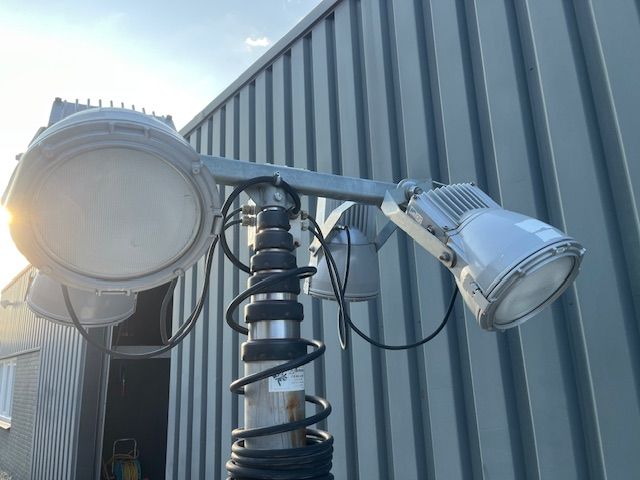 Lichtmast TCP EcoLite 9 meter mobiele lichtmast - Towerlight.