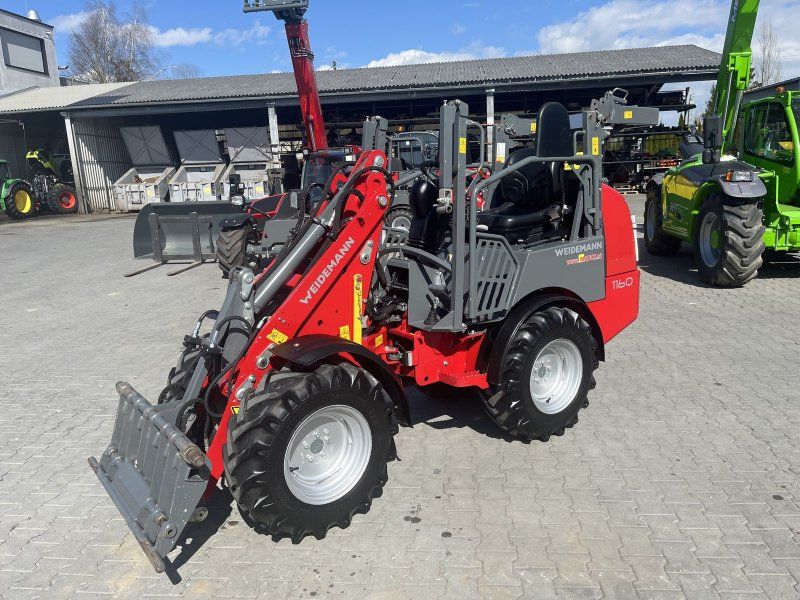 Weidemann 1160 mit Klappdach unter 2,0m, Euro nahme