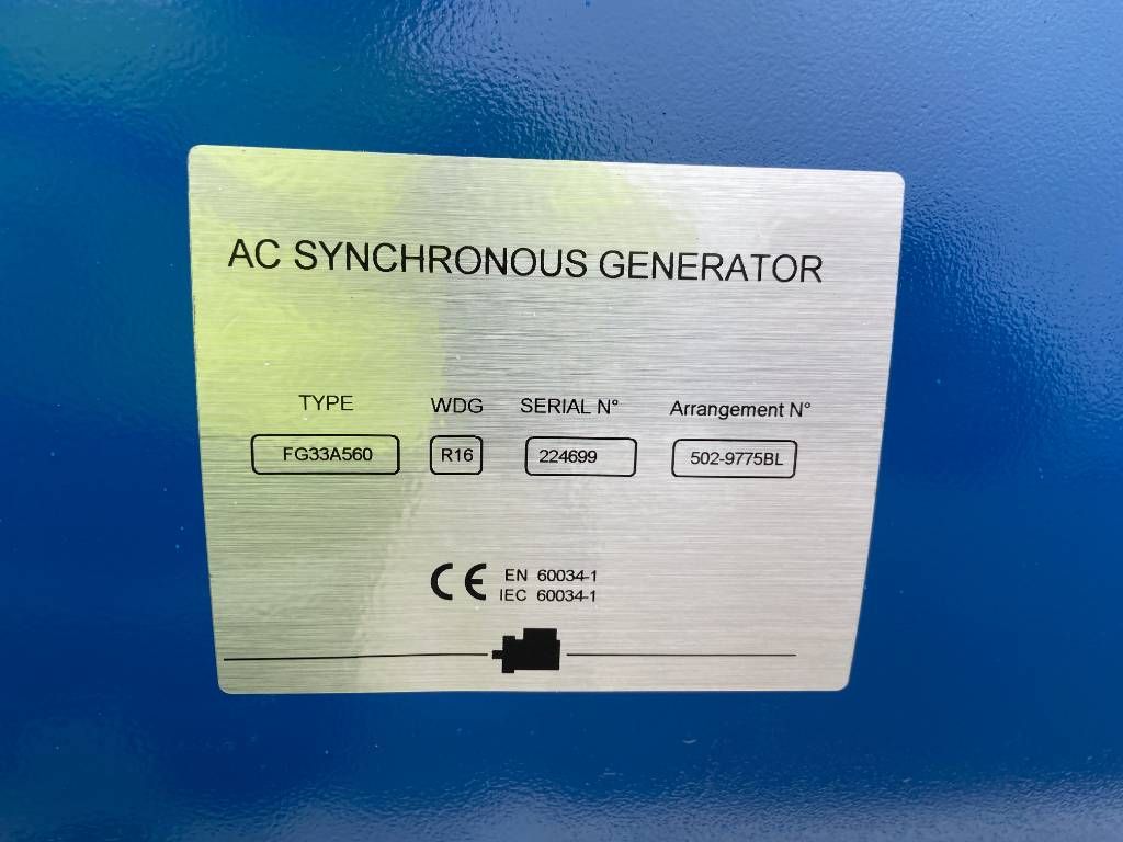 FG Wilson P715-3 - 715 kVA Open Genset - DPX-16023-O