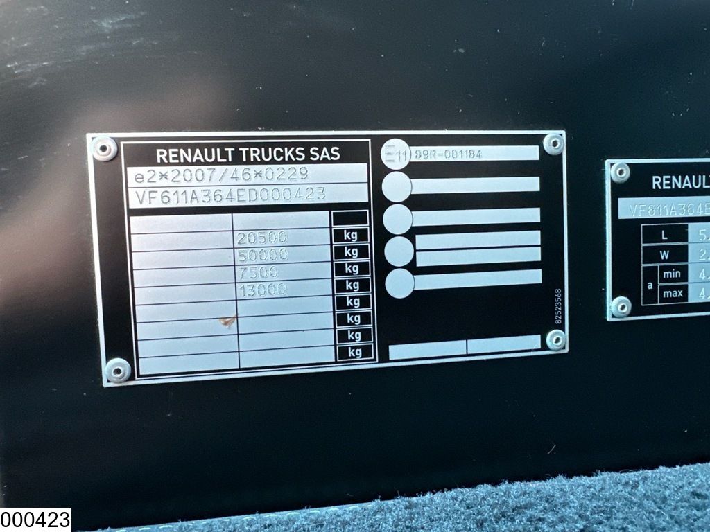 Renault T 480 EURO 6, Hydraulic