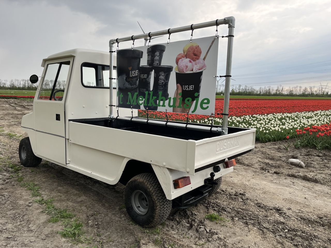 Cushman Amerikaanse golfcar / pickup/ reclame object / Foodtruck