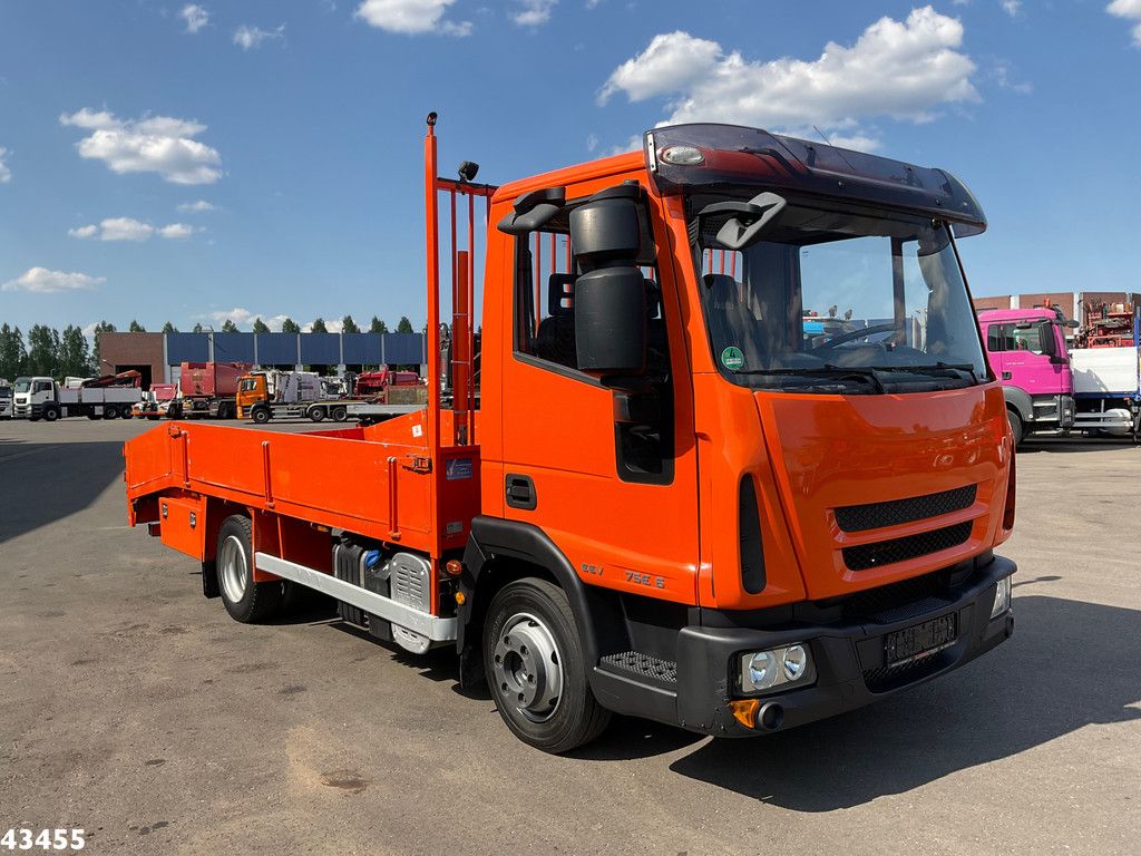 Iveco Eurocargo ML75E16 Autotransporter met oprijrampen