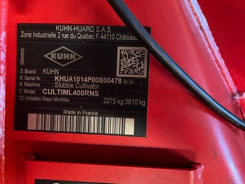 Kuhn Cultimer L400R
