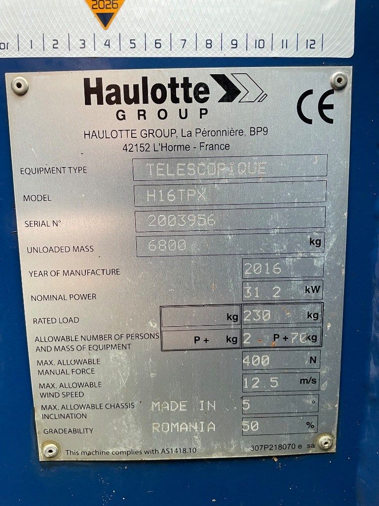 Haulotte H 16 TPX