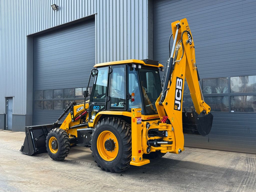 JCB 3DX (3CX) Plus 4x4 4-1 Bucket, Hammerlines