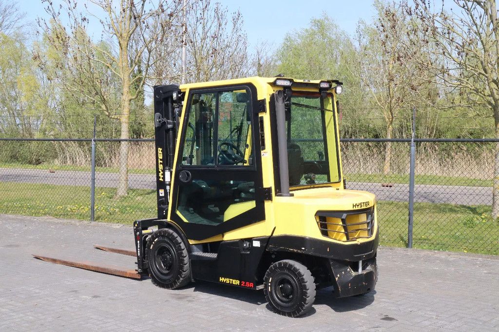 Hyster H2.5 A | BOOM SUSPENSION | SIDESHIFT | FORK EXTENTIONS | FORK POSITIONERS
