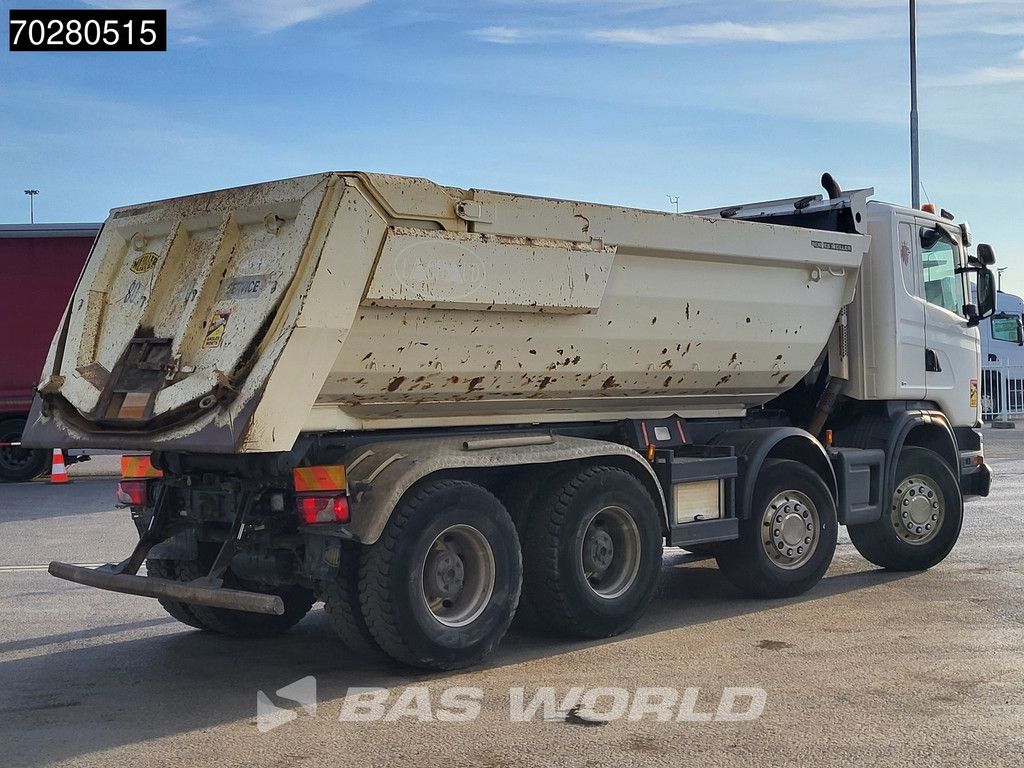 Scania G440 8X4 17m3 Meiller Manual Retarder Big-Axle Steelsuspension Euro 5